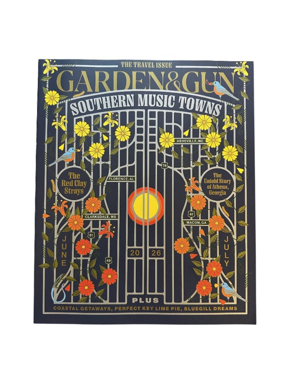 Garden and Gun Magazine June/July 2026 Southern Music Towns Coastal Getaways